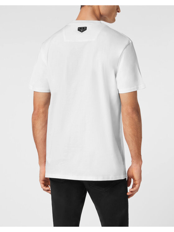 PHILIPP PLEIN PHILIPP PLEIN T-Shirt 23467 Biały Regular Fit