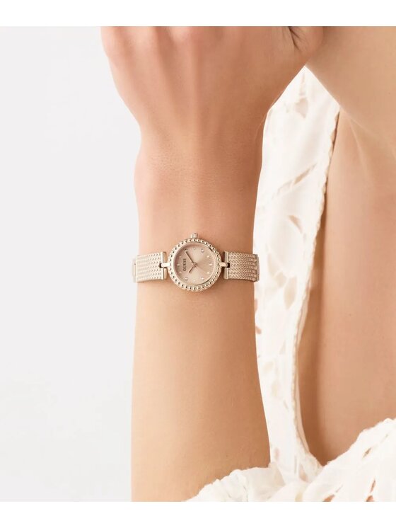 Guess Guess Zegarek GW1017L4 Różowe złoto