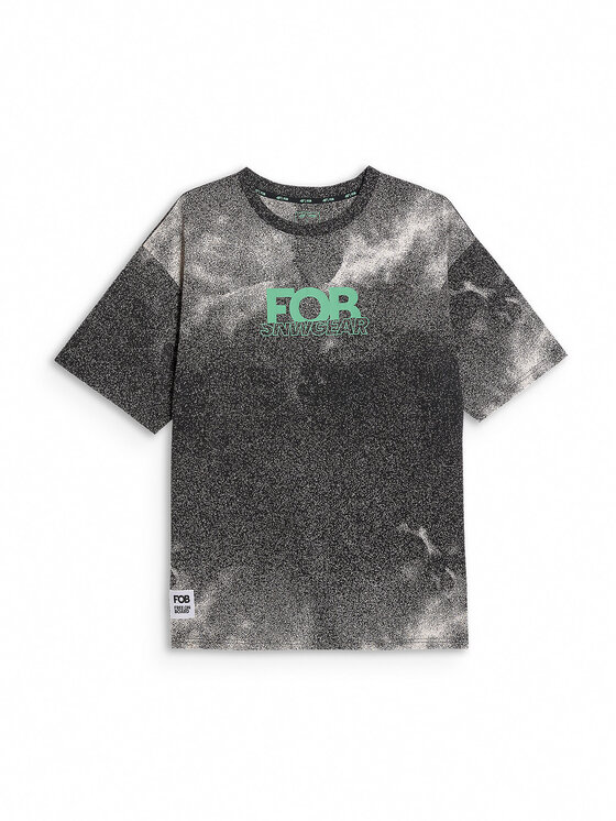 4F 4F T-Shirt FOB Czarny Loose Fit