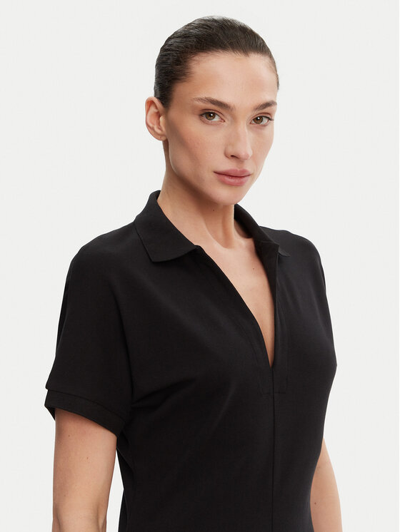 Tommy Hilfiger Tommy Hilfiger Igapäevane kleit WW0WW44513 Must Regular Fit
