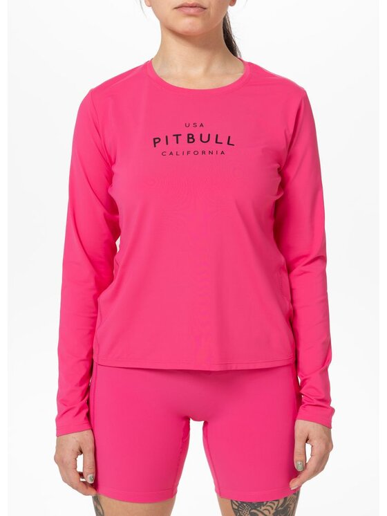 PITBULL PITBULL Koszulka techniczna AVENIDA Różowy Regular Fit