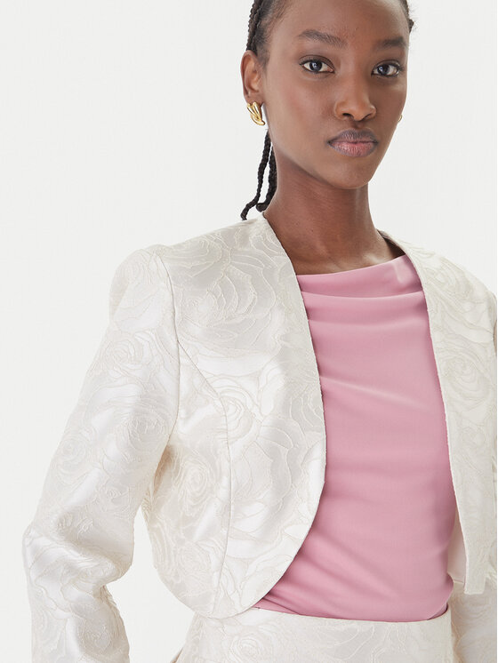 Rinascimento Rinascimento Coprispalle CFC0127710003 Écru Regular Fit