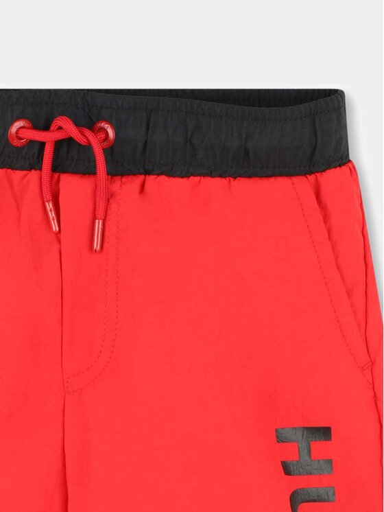 HUGO Hugo Σορτς κολύμβησης G00002 D Κόκκινο Regular Fit
