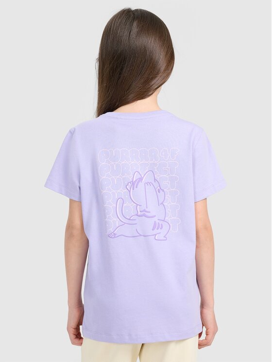 4F 4F T-shirt 4FJRAW25TTSHF3199-52S Rosa Regular Fit