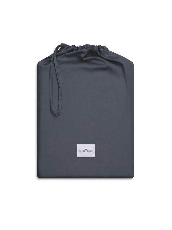 White pocket White pocket Komplet pościeli satynowa Szary