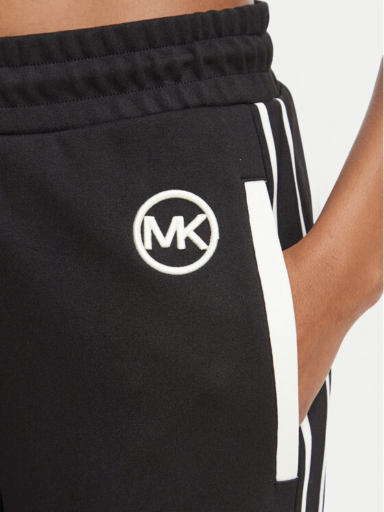 MICHAEL Michael Kors MICHAEL Michael Kors Долнище анцуг MR630Y0K8N Черен Regular Fit