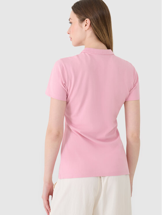 4F 4F Polo NOS Rosa chiaro Slim Fit