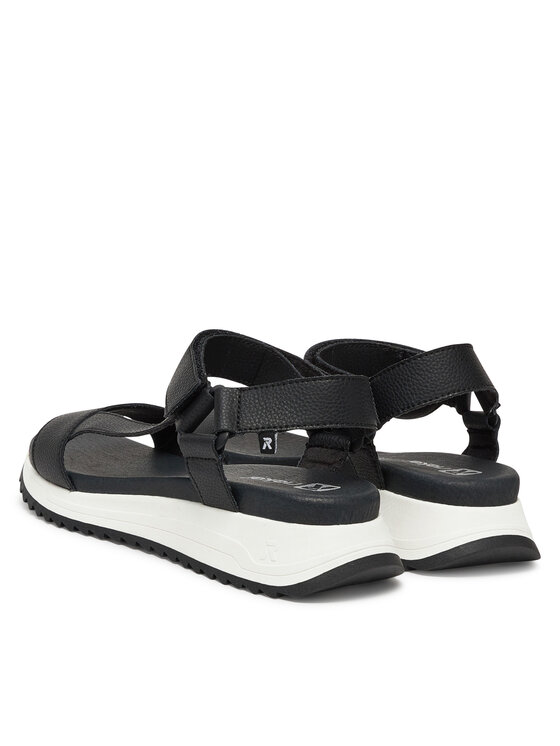 Rieker Rieker Sandały W2951-00 Czarny