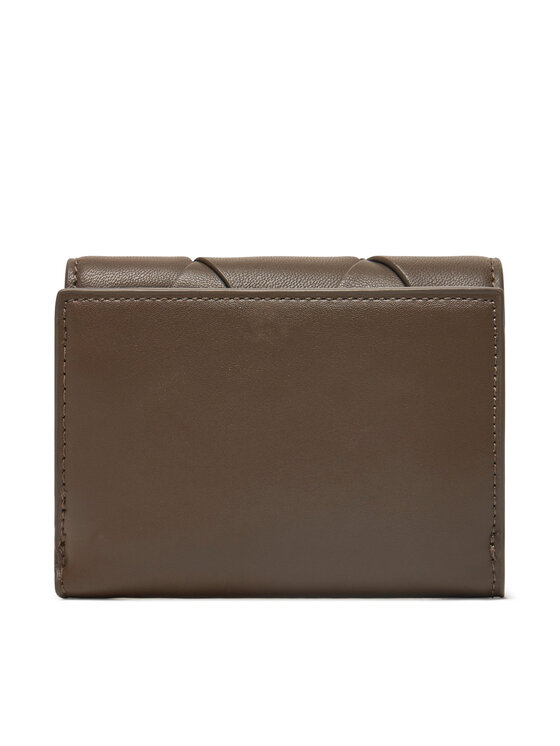Calvin Klein Calvin Klein Portofel pentru femei Ck Woven Small Trifold K60K612953 Kaki