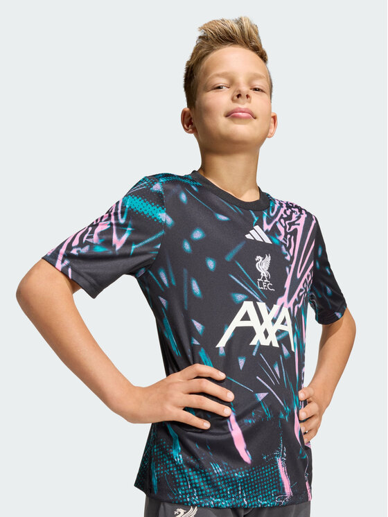 adidas adidas Koszulka techniczna Liverpool FC 25/26 Pre Match Jersey Kids Czarny Regular Fit