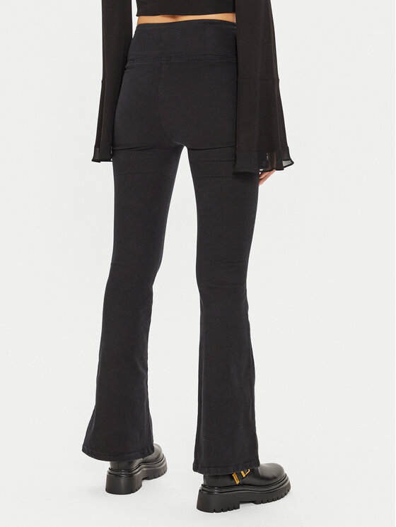 Gina Tricot Gina Tricot Leggings 23067 Crna Flare Fit