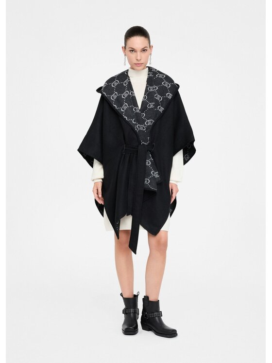 Liu Jo Liu Jo Poncho 2F5037T030022222 Nero Regular Fit