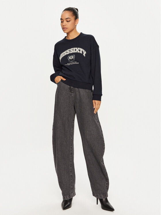 Miss Sixty Miss Sixty Суитшърт 6L3TJ5420000 Тъмносин Regular Fit