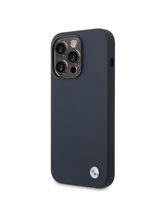 BMW Motorsport BMW Motorsport Etui na telefon iPhone 14 Pro Max Granatowy