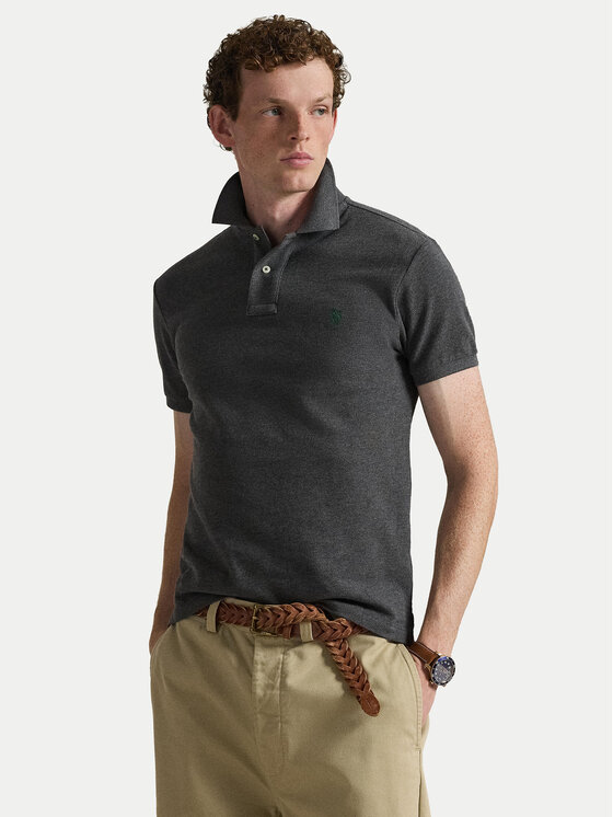 Polo Ralph Lauren Polo Ralph Lauren Poloshirt 710795080008 Grau Slim Fit