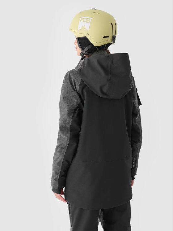 4F 4F Snowboardová bunda 4FWAW24TTJAF587-20S Čierna Regular Fit