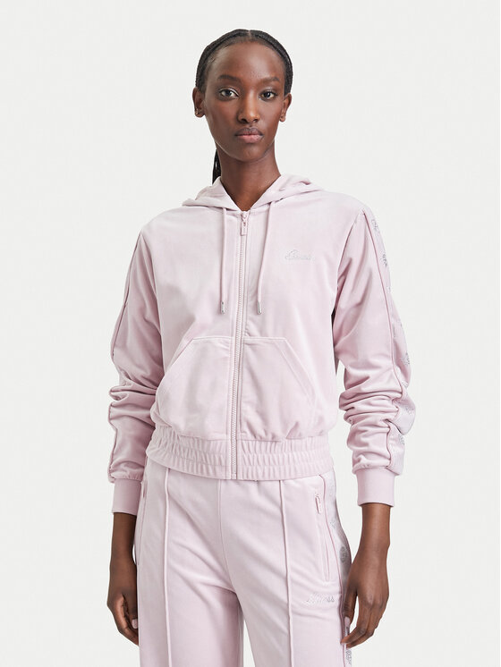 Guess Guess Суитшърт V6BQ07 K6301 Светлорозов Regular Fit