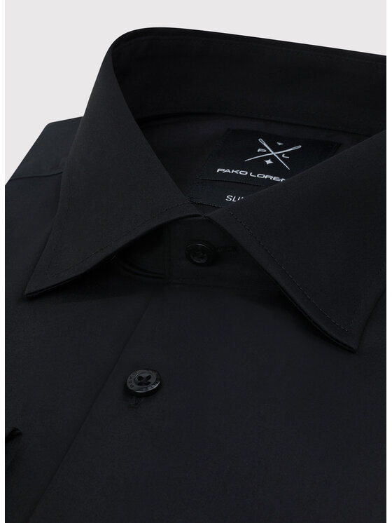 Pako Lorente Pako Lorente Koszula P000B-1X-002 Czarny Slim Fit