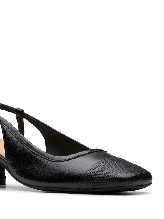 Clarks Clarks Czółenka Nyta45 Sling 26181320 Czarny