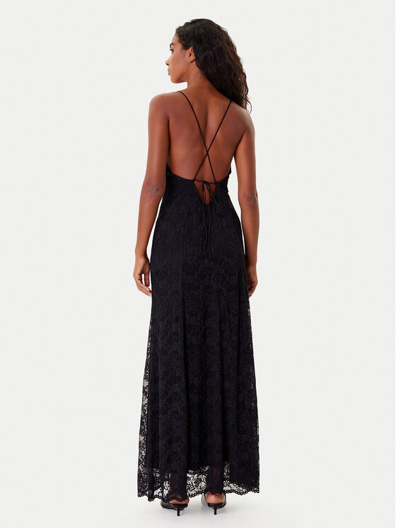 Bardot Bardot Rochie de seară Sabrine Lace 60060DB Negru Regular Fit