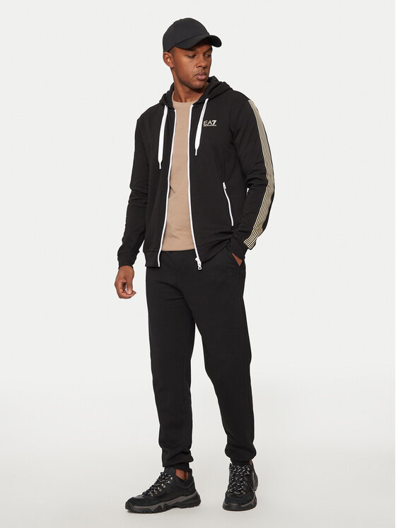 EA7 Emporio Armani EA7 Emporio Armani Суитшърт 6DPM29 PJ9FZ 0200 Черен Regular Fit