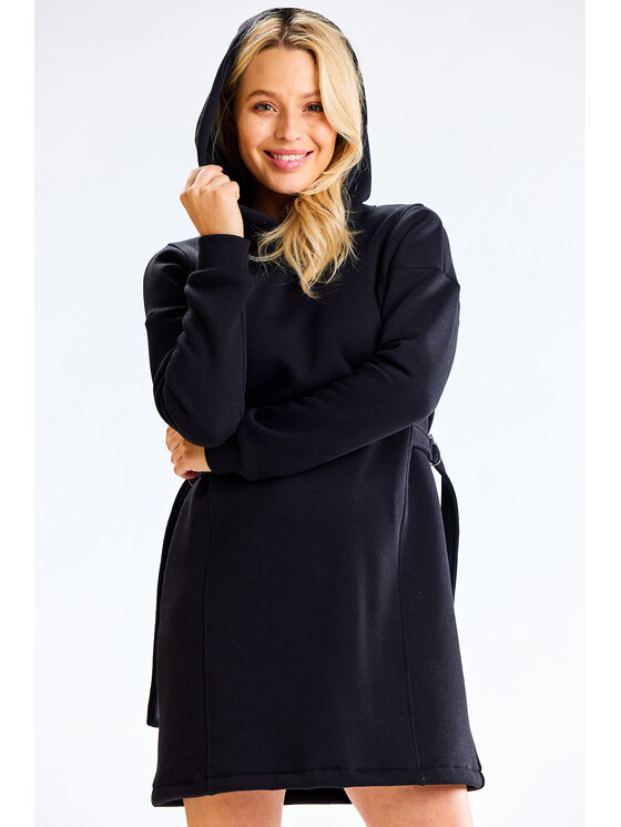 Infinite You Infinite You Vestito di maglia M331 Nero Basic Fit