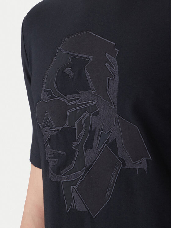 KARL LAGERFELD KARL LAGERFELD T-krekls 755036 562221 Tumši zils Loose Fit