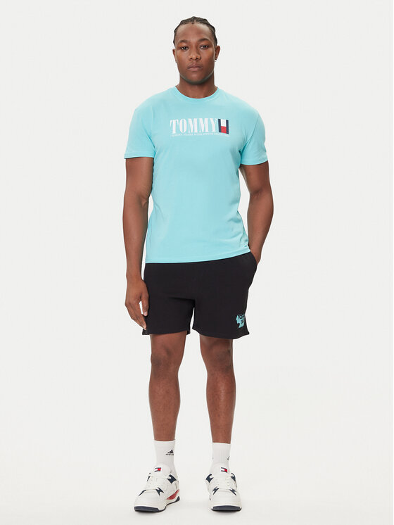 Tommy Jeans Tommy Jeans T-krekls Dna Flag DM0DM21941 Zaļš Regular Fit