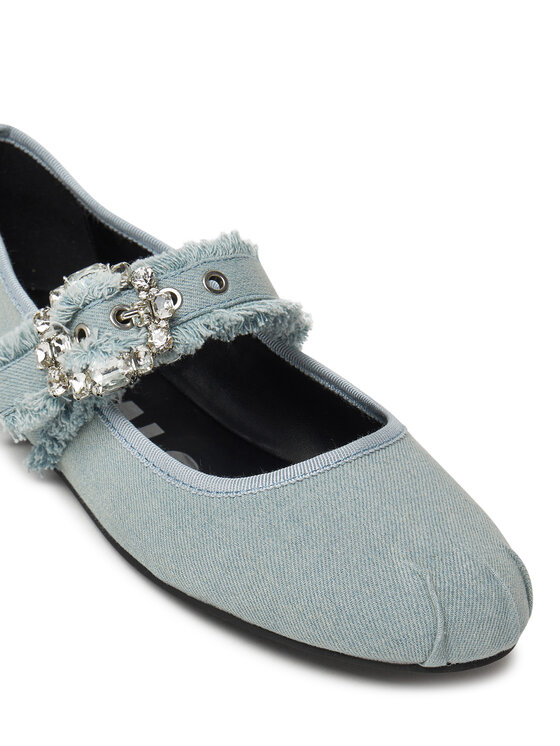 Buffalo Buffalo Балетки Daphne Glam 1620028 Голубий