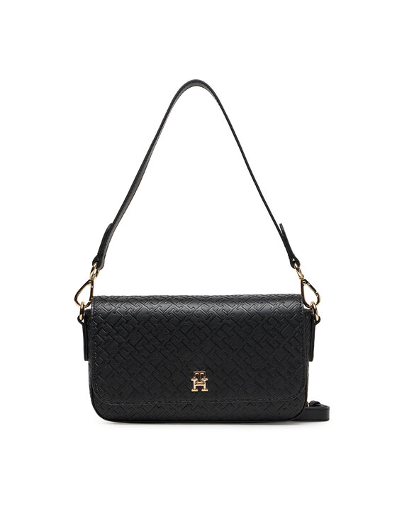 Tommy Hilfiger Tommy Hilfiger Käekott Th Icon Conv Crossover Mono AW0AW18002 Must