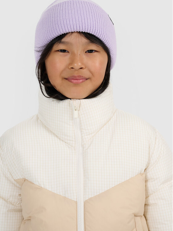 4F 4F Vatovaná bunda OUTERWEAR Krémová Regular Fit
