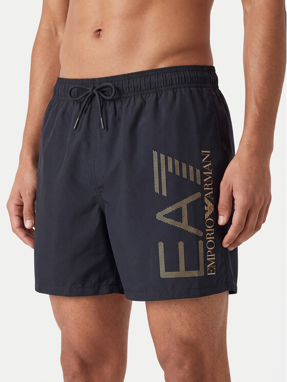 EA7 Emporio Armani EA7 Emporio Armani Szorty kąpielowe 7M002001 AF14497 MC004 Czarny Regular Fit