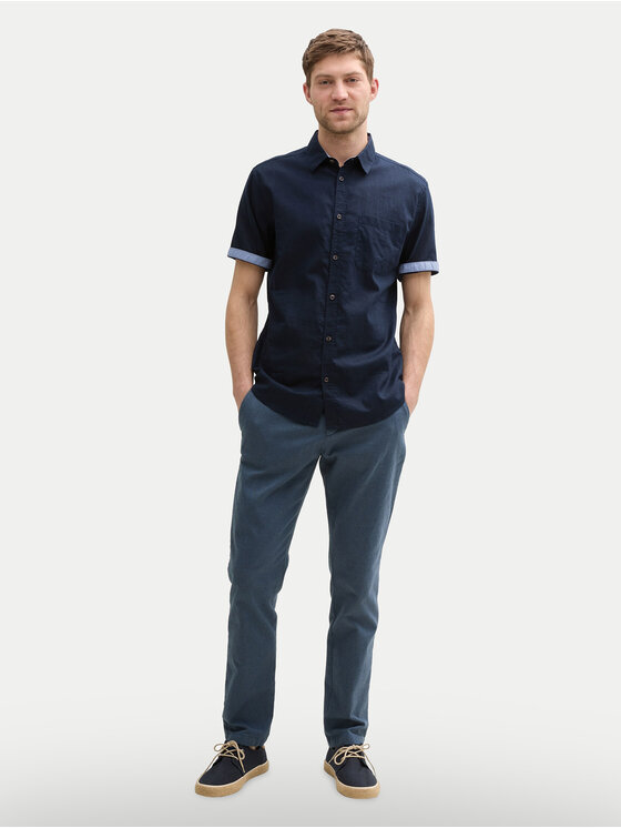 Tom Tailor Tom Tailor Košile 1045098 Tmavomodrá Regular Fit