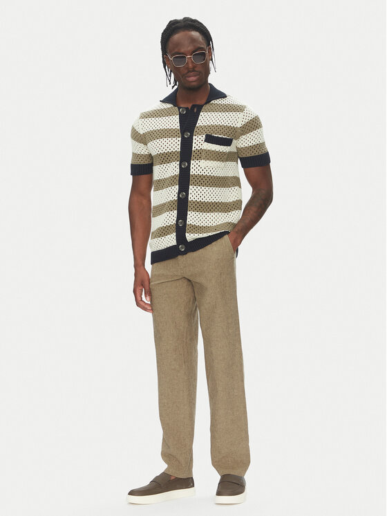 Lindbergh Lindbergh Штани з тканини 30-008023 Бежевий Relaxed Fit