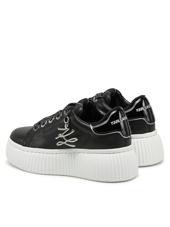 KARL LAGERFELD KARL LAGERFELD Sneakersy Kreeper Lo KL42376A Czarny