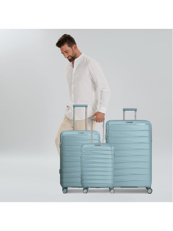Franky Franky Komplet walizek 301060 Błękitny