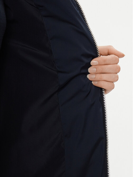 Tommy Hilfiger Tommy Hilfiger Pehelykabát Sateen WW0WW40834 Sötétkék Regular Fit