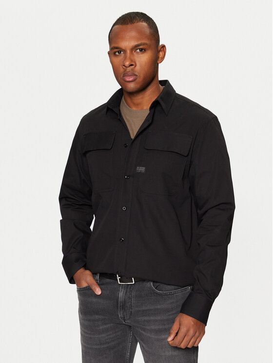 Férfi Ing G-Star Raw, Méret: M, Fekete, D23583
