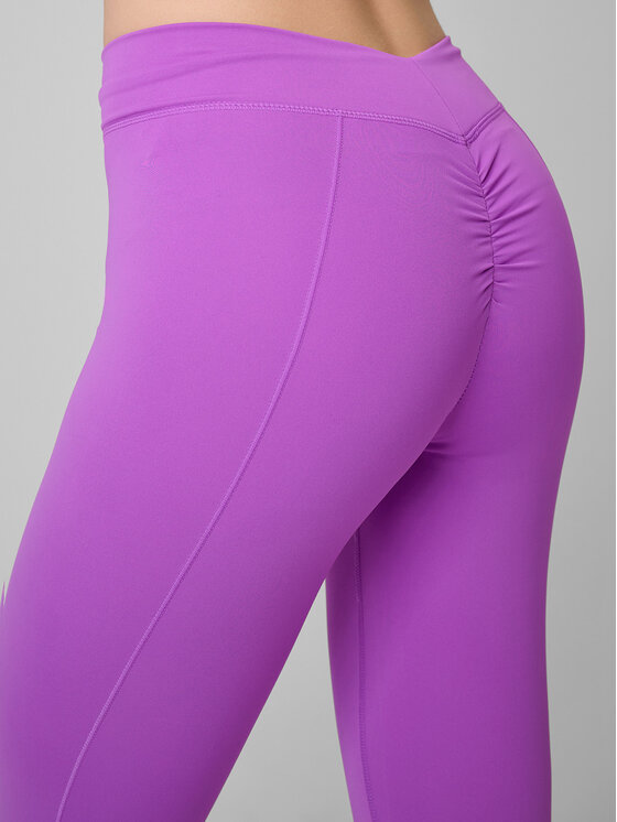 4F 4F Legginsy TRAINING Różowy Slim Fit