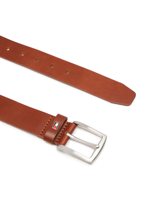 Tommy Hilfiger Tommy Hilfiger Pasek Męski New Denton AM0AM08360 Brązowy