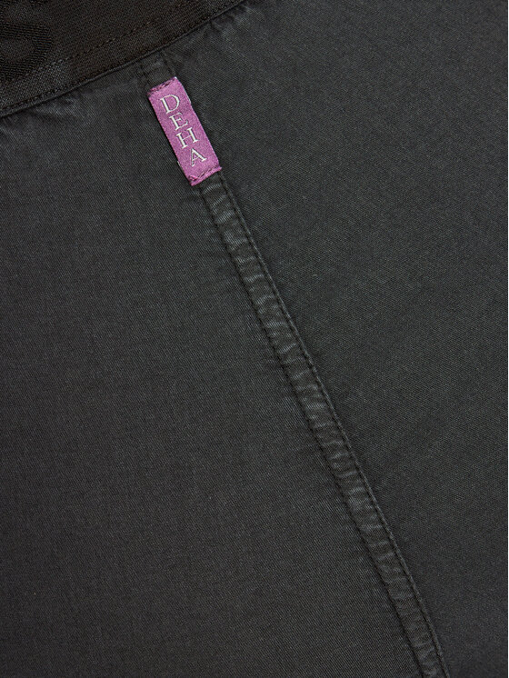 Deha Deha Riidest püksid D02557 Must Slim Fit