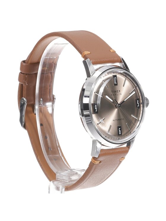 Timex Timex Zegarek TW2W59300 Brązowy
