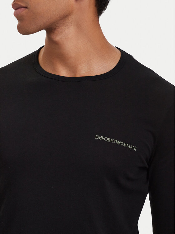 Emporio Armani Underwear Emporio Armani Underwear Majica dugih rukava EM000382 AF25022 UC001 Crna Slim Fit
