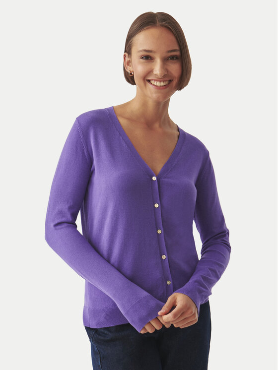 Tatuum Tatuum Strickjacke Vera T2419.107B Violett Regular Fit