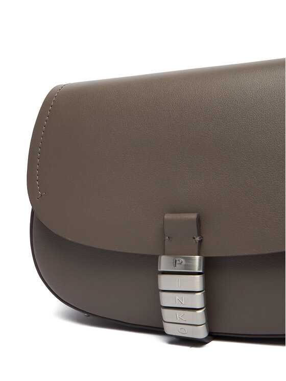 PINKO PINKO Дамска чанта Saddle Mini PE PLTT 103831 A1ZX Сив