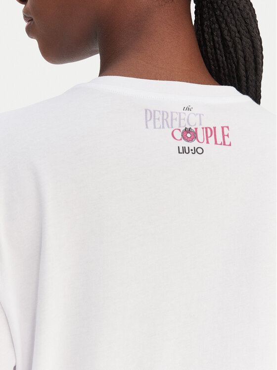 Liu Jo Liu Jo T-shirt WA6163 JS904 Bianco Relaxed Fit