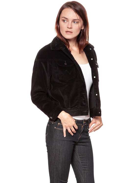 Wrangler Wrangler Giacca da donna 80'S WESTERN JACKET Nero Regular Fit