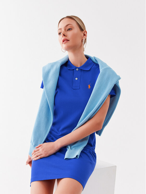 Polo Ralph Lauren Polo Ralph Lauren Rochie de zi 211799490007 Albastru Regular Fit