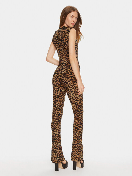 NORMA KAMALI NORMA KAMALI Overal KK422JPL045438 Hnědá Slim Fit