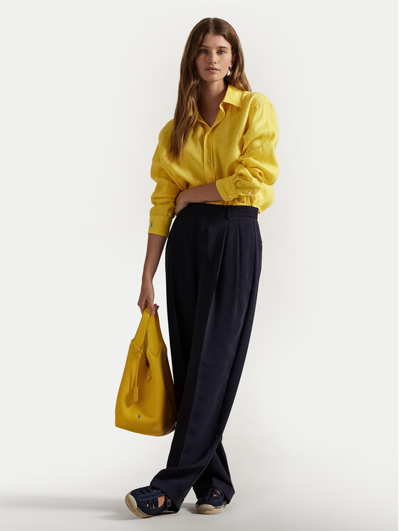 Polo Ralph Lauren Polo Ralph Lauren Cămașă 211970730 Galben Classic Fit